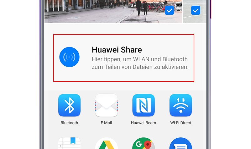 Huawei share on pc